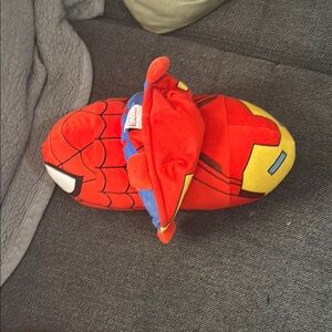 Marvel Spider-Man and Ironman Red and Yellow Superhero Plush Toy